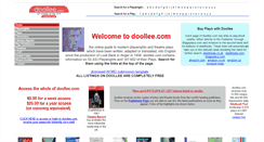 Desktop Screenshot of doollee.com